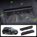 LUNQIN Car Under Seat Air Outlet Protection Cover for Mercedes Benz GLE-Class 2020-2026 & GLS-Class 2020-2026 Auto Interior Accessories Backseat Vent Conditioner Intake Flow Inlet Grille Protector Set