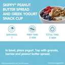 SKIPPY Natural Peanut Butter Spread, Creamy, 7 g protein per serving, 15 oz. (12 Pack) (EXP 02/08/27)