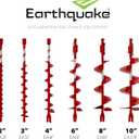 Earthquake EA4F 4-Inch Diameter 36-Inch Long Earth Auger with Fishtail Point