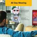 Wireless Neckband Headphones for TV Watching with Bluetooth 5.3 aptX LL Transmitter No Delay Lightweight High Volume Ideal for Seniors 3.5mm Aux RCA TOSLINK Optical