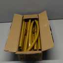 6 ft Arch Backdrop Stand, Wedding Arch Frame, Stable Metal Background Stand with Square Base Ground Nails, for Birthday Party Baby Shower Garland Decoration, Gold