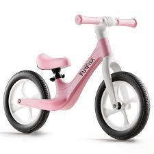 FunFitX Toddler Balance Bike for 2 to 5 Year Old: Baby Bikes for 2 3 4 5 Years Old Kids - Toddlers Bicycle No-Pedal for Under 6 Age Boy Girl - Training Toys Cycle Outdoor Birthday Gifts for Boys Girls Pink