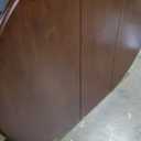 Amazon.com - Furnifact Oval Dining Table  Solid Wood Expandable Round Table for 6 with 18" Butterfly Leaf, Classic Pedestal Base for Kitchen and Dining Spaces - Tables