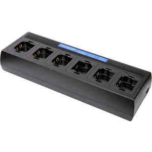 Commountain Six Unit Intelligent Charger for Motorola Radios APX6000 APX6000XE APX6000LI APX7000 APX7000XE APX8000 APX8000XE APX8000H APX8000HXE (APX 6000 7000 8000), Multi Gang Rapid Charging Station