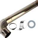 Vent Kit(Only applicable for 3 Inch) Stainless Steel Tankless Water Heater Vent Kit With ElbowCompatible with CAMPLUX Ranein FOGATTI Forimo ORBEK MIZUDO GASLAND Marey gas tankless water heaters