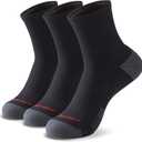 MONFOOT Men's/Women's 3-10 Pairs Silky Dry Athletic Cushion Ankle Socks, Multipack (Medium)