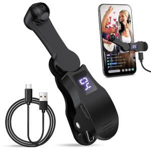 Auto Clicker for Smart Phone, Phone Screen Device Speed Clicker for Android IOS Apps, Fast Click Simulation Finger Continuous Click for Gaming, Live Broadcasts Likes, Adjustable Speed Physical Clicker