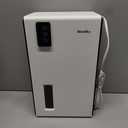 NineSky Dehumidifiers for Home, 95 OZ Water Tank, (1000 sq.ft) Dehumidifiers for Bathroom Bedroom Basement with Auto Shut Off,7 Colors LED Light(White)