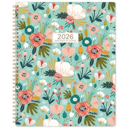 2026 Monthly Planner - Monthly Planner from January 2026 to December 2026, 8.5" x 11", 12 Months Calendar Planners with Tabs, Inner Pocket