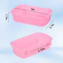 10 Pack Rabbit Feeders for Cages, Cage Cups Chicken Feeder Waterer Rabbit Food Water Bowl Hanging Feeder Guinea Pig Food Dispenser for Pet Birds Kitty Puppy (Blue, Pink, White)