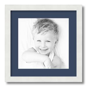 THREELOVE White 17x17 Frame with 13x13 Mat Opening Picture Frame -1PCS