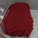 Prince Deco Stretch Loveseat Sofa Cover Slipcover Couch Cover for 2 Cushion Sofa Washable Sofa Cover for Pets Friendly Furniture Protector Covers with Non Slip Bottom (Loveseat, Burgundy Red)