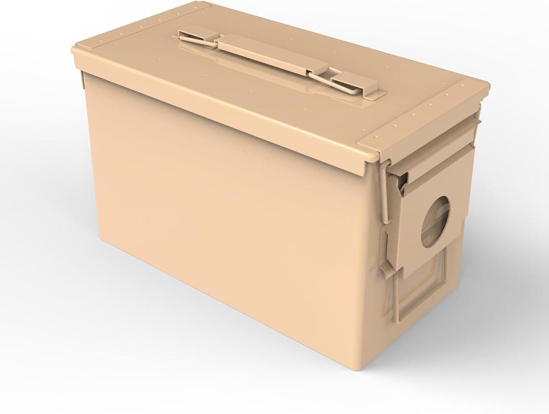 50 Cal Ammo Can,Metal Ammo Box for Ammunition