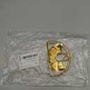 Kichvoe Wrought Iron Napkin Holder Leaf Design Tissue Dispenser Stand for Kitchen Dining Table Party Decoration Compact Metal Paper Towel Storage (Golden 2)