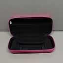 Orzly Carry Case Compatible with Nintendo Switch and New Switch OLED Console -Protective Hard Portable Travel Carry Case Shell Pouch with Pockets for Accessories and Games (PINK)