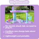 Water Table Pump, Battery Powered Water Pump for Kids 3 Hours Non-Stop Fun Summer Outdoor Water Play Table Accessories for Step2 Water Table Toys for Kids Toddlers Purple
