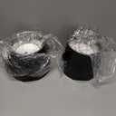 Yoken Sturdy Elevated Dog Bowls 2 Packs, Prevention of Vertebrae Disease, Non-Slip, High Capacity, Colorful Raised Bowls for Medium Small Dogs