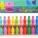 Foleto Bottle Flip Challenge Game, Color Match Interactive Sorting Toy with 20 ABS Bottles, Dual-Mode Brain Training Game Portable Party Family Group Challenge