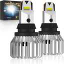 921 LED Bulb Reverse Lights Back Up Lights CANBUS Error Free 6000Lumens CSP 6-SMD Upgraded T15 921 912 Replacement Bulbs 6500K High Bright LED Reverse LightsPack of 2