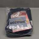 LuxUrux Bathroom Rugs Sets 2 Piece: Quick Dry, Soft Plush Anti-Slip, Super Absorbent. Includes Rectangular (31x20 inches) & U-Shaped Toilet Mat (20x20 inches) | Navy