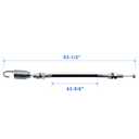 946-0908 Clutch Control Cable 746-0908 for Cub Cadet MTD Troy Bilt Craftsman 60 RTS50 RT A430 440214 440 430 A430 RT60 RTS50 Lawn Mower