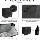 Foldable Trash Can, Hanging Waterproof Leakproof Storage Bag with Large Capacity, Car Interior Accessories (Large)