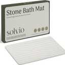Quick Dry Shower Stone Bath Mat, Super Absorbent & Non-Slip 24 x 16 Inch Diatomaceous Earth Mat, Durable & Easy to Clean Diatomite Bath Mat for Bathroom Floor/Kitchen (Sandstone), 23.5" x 15.5"