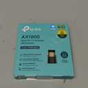 TP-Link Archer TX20U Nano AX1800Mbps WiFi 6 Wireless MU-MIMO USB Adapter, Fast WiFi Dongle, Dual Band Wireless USB Adapter for PC, Lower Latency Gameplay, Enhanced Security