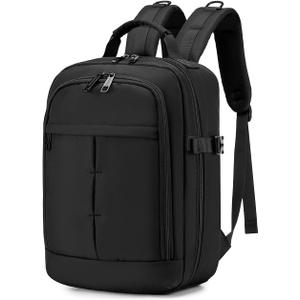 40x30x15cm Personal Item Bag Underseat Travel Backpack 17x13x6 Inches Underseat Personal Item Bag for Airlines Lightweight Carry on Luggage Flight Approved for College Weekender Black