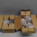 Qunclay 12 Pcs 3.5oz Shot Glass Cups Whiskey Bourbon Tasting Glasses Clear Small Brandy Snifter Cognac Wine Sherry Snifter Baileys Copitas Para Tequila Port Cup for Tasting Brandy Drinking Liquor Beer