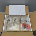 Stand for Record Player, 3 Tier Vinyl Record Storage with Now Playing Holder, Turntable Stand, Vinyl Display with Speaker Storage for Living Room, Gold White