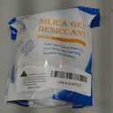 VOISEN 100 Gram 24 Pcs Color-Indicating Silica Gel Packets, Premium Food Grade Desiccant, Transparent Desiccant, Desiccant Packets for Storage, Premium Desiccant Packs for Food, Electronics, Closet