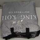 King Koil Luxury Twin Air Mattress with Built in Pump, 20 Double High Twin Size Premium Airbed, Inflatable Blow Up Mattress, Waterproof, Black