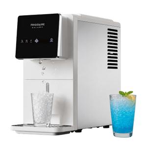 FRIGIDAIRE Countertop Crunchy Chewable Touchscreen Nugget Ice Maker, 33lbs per Day, Auto Self Cleaning, White