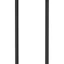 TUTOTAK Tall Round Side Table, Small End Table, Set of 2, Beside Table, Drink Table, Pedestal Side Table, livingroom, Brown 