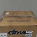 Drive Medical Shower Chair with Back & Padded Arms - Adjustable Height Bath Seat for Safety & Comfort - Lightweight Aluminum Construction- 350 Lb Capacity - White