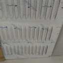 24x 24Return Air Grille Aluminum Louvered Vent Cover for Wall, Return Air Vent Cover 24 x 24 HVAC Duct Cover Air Filter Grille Vent Grille for Sidewall Ceiling (Silver)