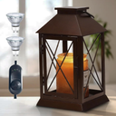 Aaffkaa Candle Warmer Lamp with Timer Dimmable,Electric Candle Lamp Warmer for Jar Candles,Large Candle Warming Lamp,Fully Enclosed Designed and Hanging Up-Coffee Gold 