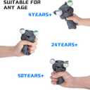 2 x Squeeze ToysStress Relief Relieve Hand Fidget Toys for Kids and Adults, Sensory Therapy Toys for ADHD Autism Stress Anxiety (Gray-Cat)