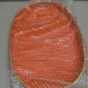 MAONAME Orange Decorative Tray, Oval Serving Tray with Handles, Plastic Tray for Coffee Table, Ottoman Trays for Living Room, Bathroom, 15.6" X 10.6" X 1.4"