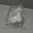 LIBERECOO Clear Round Fitted Vinyl Tablecloth for 49-56" Diameter Tables - Heavy Duty Elasticized Table Cover Elastic Edged Plastic Table Cloth Protector