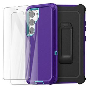 AICase Belt Clip Case for Samsung Galaxy S23 Plus(6.6") with Screen Protector, Heavy Duty Drop Protection Full Body Rugged Shockproof/Dust Proof Military Protective Tough Durable for S23 Plus_4