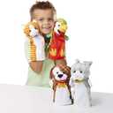 Melissa & Doug Playful Pets Hand Puppets (Set of 4)