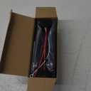 RUNHWEE Led Trailer Lights Kit, 2Pcs 6" Oval Tail Lights 10 LED Marker Lights Brake Lights Stop Turn Side Utility Tail Lights Waterproof Hitch Light for Truck Trailer RV Boat, Red