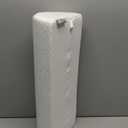 5 STARS UNITED Knee Pillow for Back Sleeping  Memory Foam Cushion for Sciatica Pain Relief  Under Leg Support for Sleeping on Back  Half Moon Bolster for Bed, White (Standard)