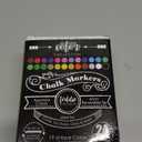 Loddie Doddie Chalk Markers - Pack of 24, 6mm Reversible Tips - Liquid Chalk Pens for Glass & Windows - Dry Erase Chalkboard Markers for Blackboard & Calendars - Non-Toxic Pens for Art & Decor