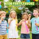 OCHIDO 60 Pcs Bubble Wand in 6 Colors, Bubble Wands Bulk for Kids Party Favors, Bubbles Party Favors for Summer Toys Gift, Indoor Outdoor Activity, Birthday Party, Wedding, Goodie Bags Stuffers