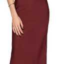 Women’s Elegant Ruched Maxi Dress – Spaghetti Strap Bodycon Party Dress with Slit & Open Back