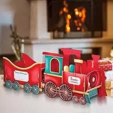 Christmas Train Set, Festive Christmas Tree Train-Deliver Holiday Cheer in Style.Whimsical Santa Gift Box Holder for Candy & Ornaments, Perfect Holiday Decor for Family Celebration