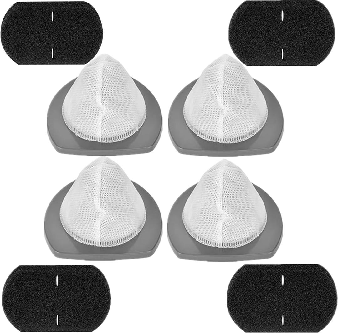 4 packs 2033 Filter Replacement for Bissell Featherweight Stick Lightweight Bagless Vacuum 2033, 20331, 20334, 20333, 20336, 20339, 2033M,Compare to Part 1611508-2033
